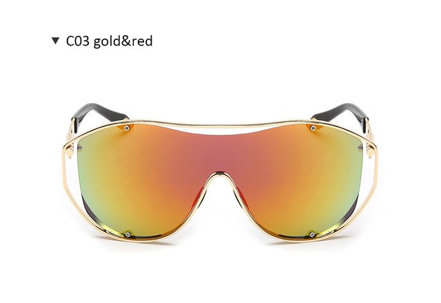 Oversized Windproof  Sport SunGlasses