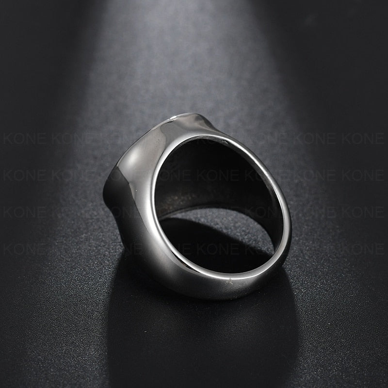Vintage Cannabis Leaf Ring Stainless Steel