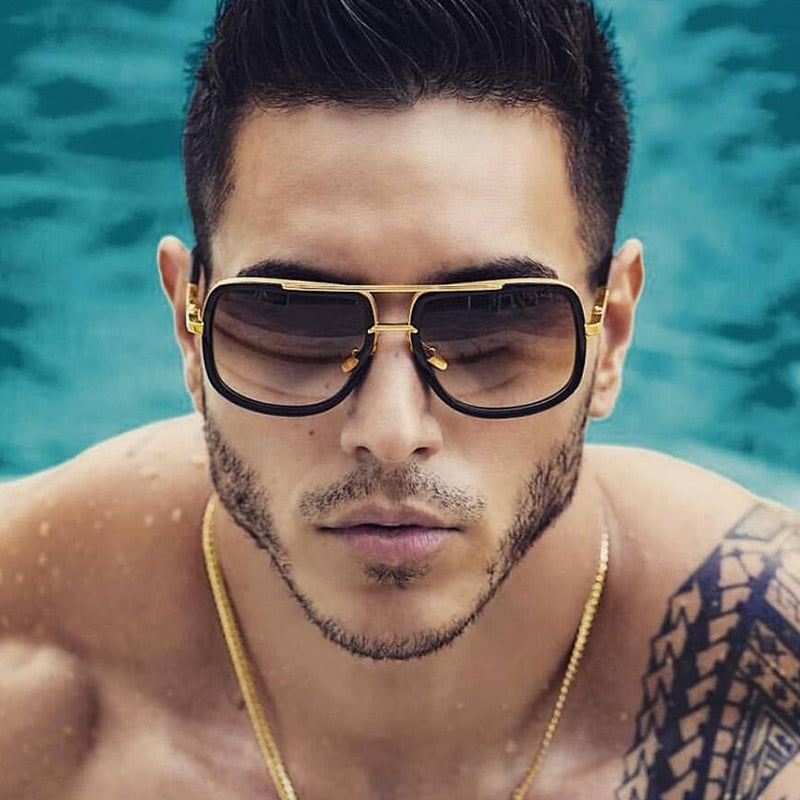 High Quality Big Frame Square Sunglasses Square Fashion