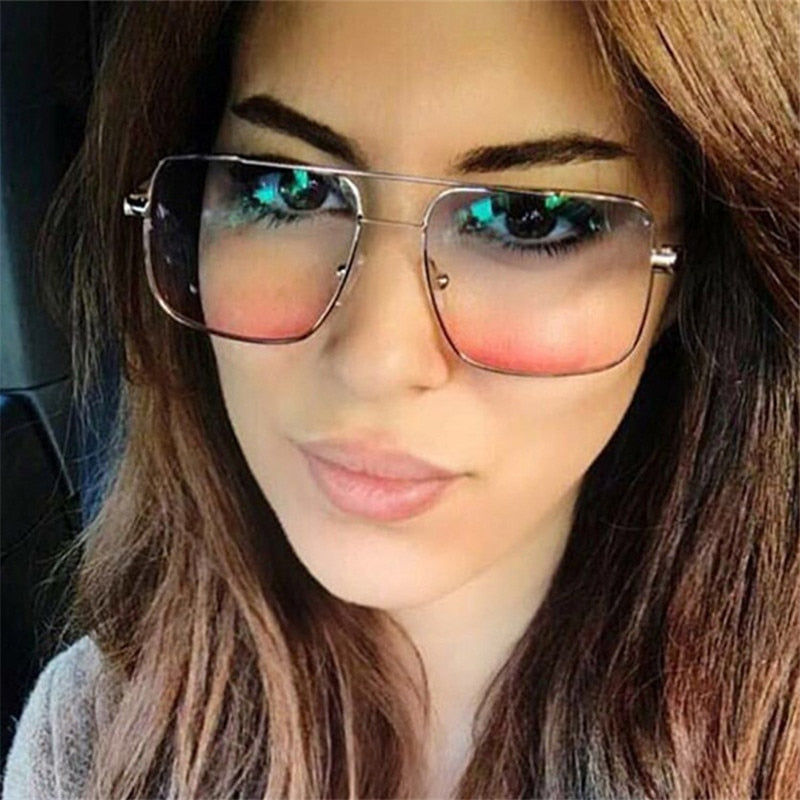 Luxury Square Pilot Sunglasses