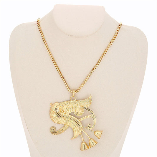 New Fashion Egyptian Gold Color Long Chain Jewelry