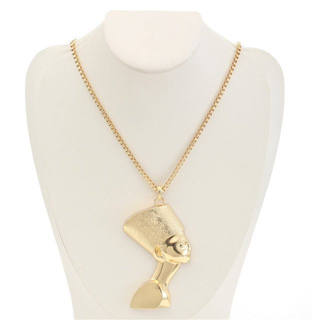 New Fashion Egyptian Gold Color Long Chain Jewelry