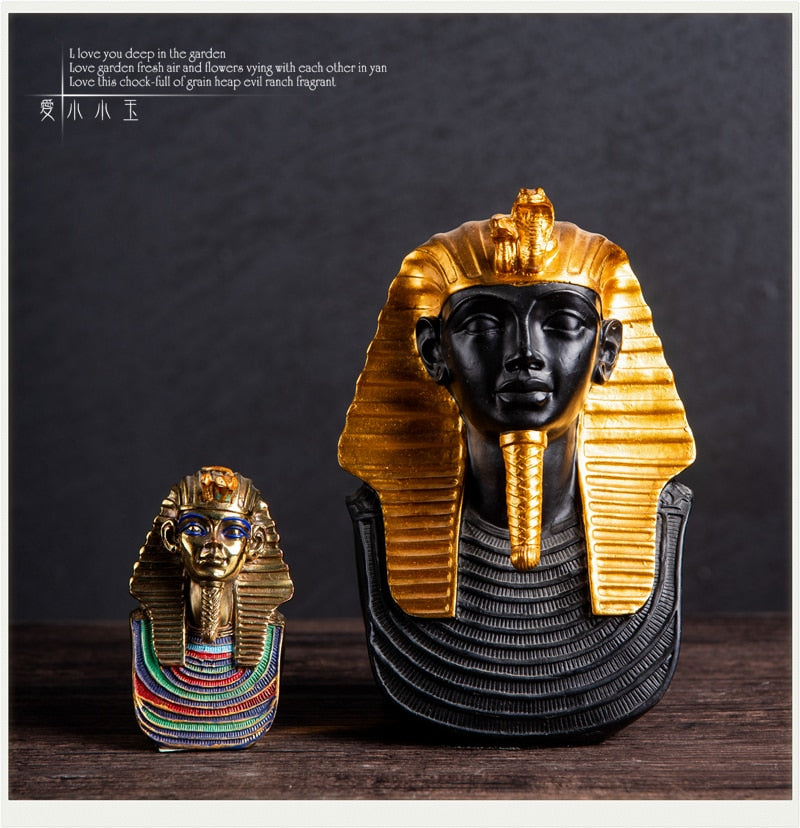 Ancient Egyptian Gods Statue Tutankhamon Horus Anubis  Bastet Taste Ornament ins Style Simple Decoration