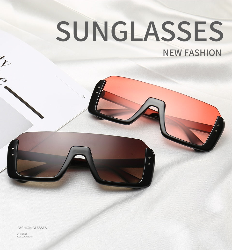Semi Rimless Sunglasses