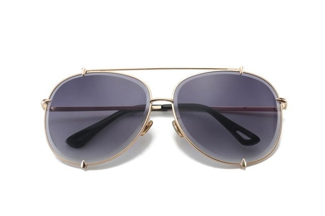 Classic Aviation Style Oversize Sunglasses