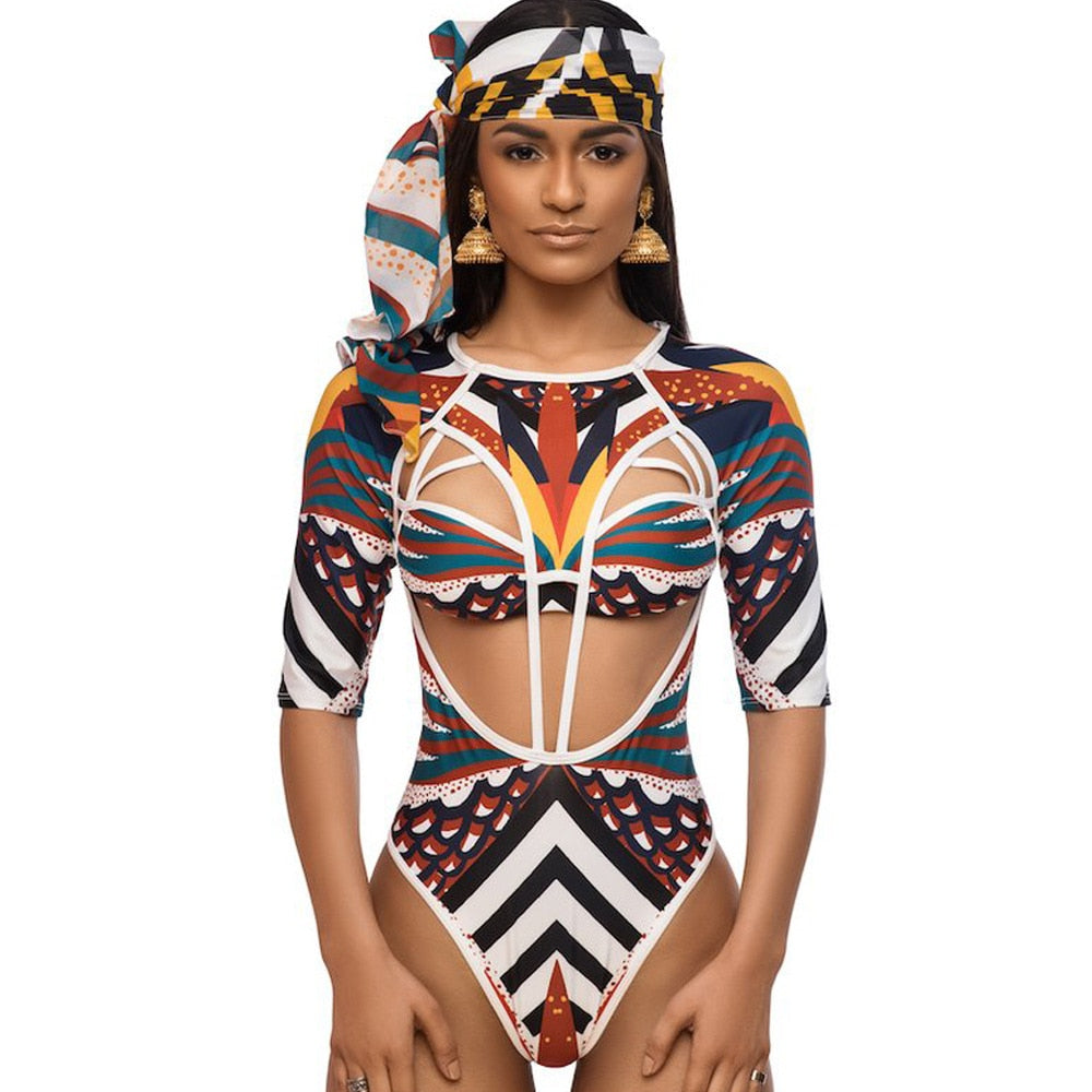 Sexy Monokini High Waist Bikini