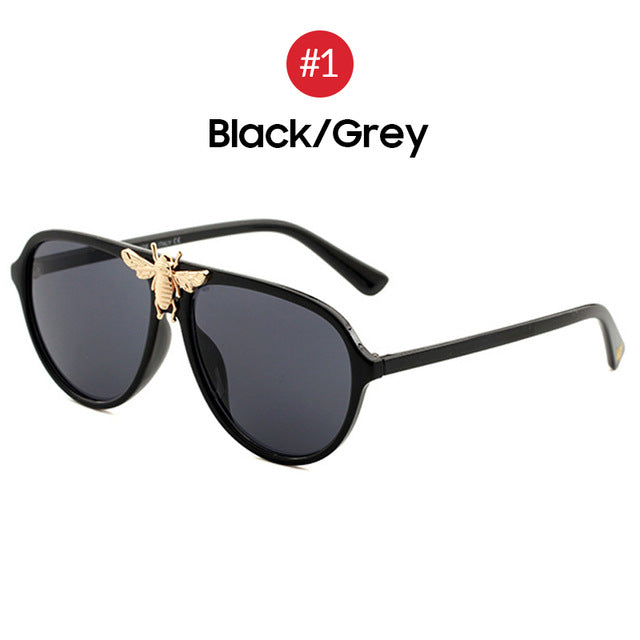 Big Bee Aviator Sunglasses Vintage Style