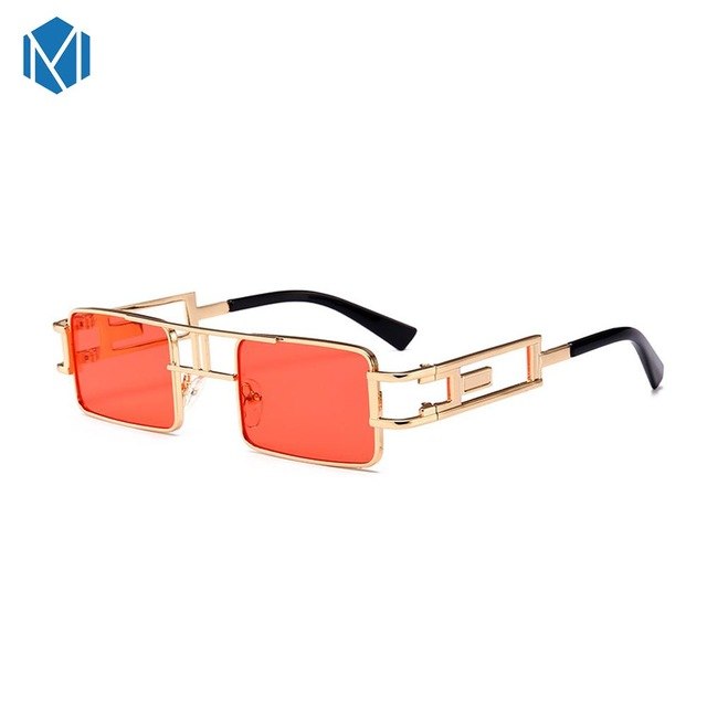 Metal Frame Clear Steam Punk Sunglasses
