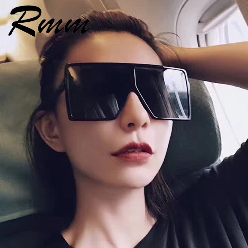 Large frame hip-hop personality sunglasses with glasses box