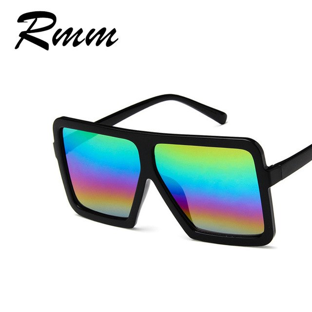 Large frame hip-hop personality sunglasses with glasses box
