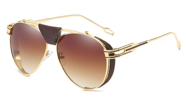 Retro Vintage Men'sand Sunglasses with box FML