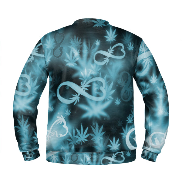 Infinity Blue Cosmos Sweater